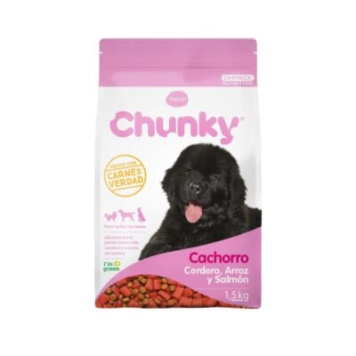 Chunky Cordero Arroz Y Salmon Cachorros*8 Kg