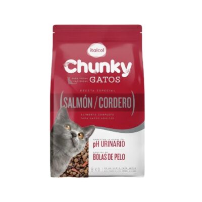 Chunky Gatos Salmon Y Cord*8Kg