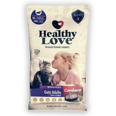 Healthy Love Gatos Adultos 220G Cordero