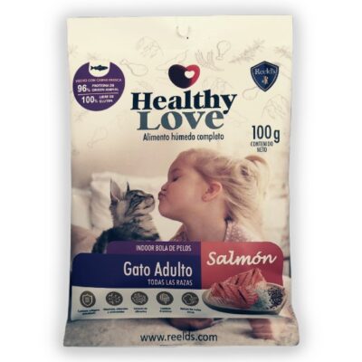 Healthy Love Gatos Adultos 100G Salmon