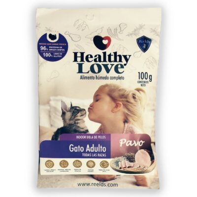 Healthy Love Gatos Adultos 100G Pavo